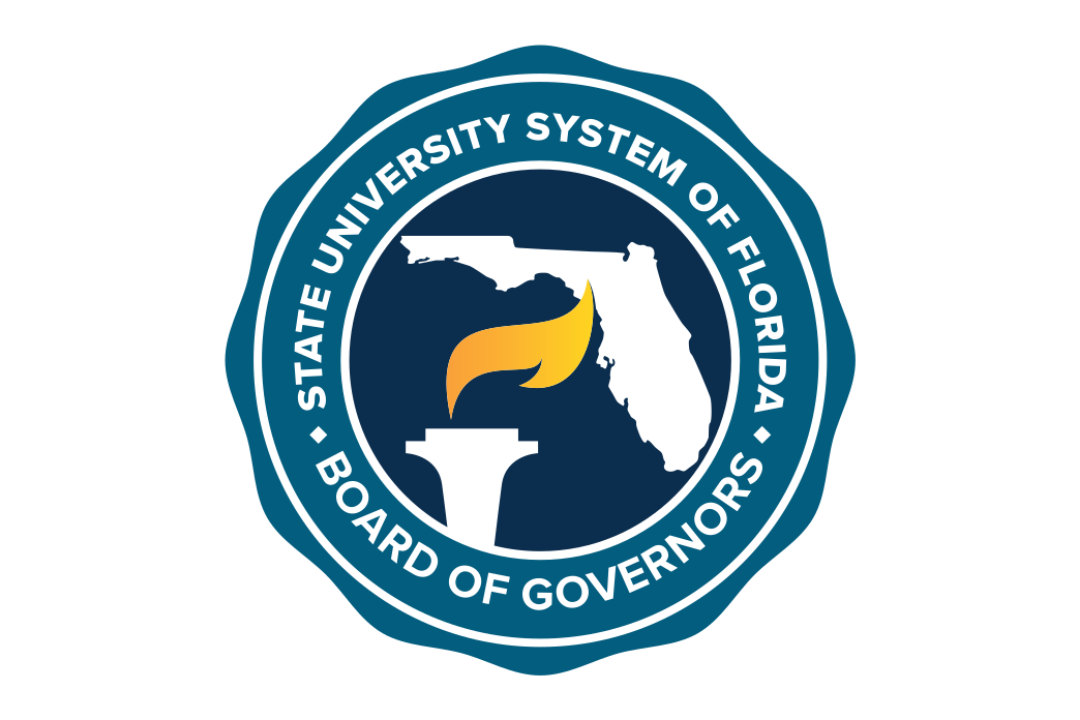 The Florida Board of Governors oversees all of the state's 12 public universities, including the University of North Florida. (Logo courtesy of the Florida BOG)